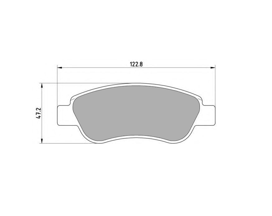 Pastilla de freno delanteras 8419 Pro Race (PBS Brakes)